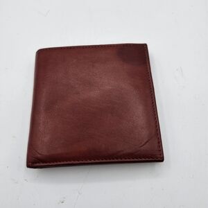 Elegant Cognac Leather Wallet Men's/Unisez